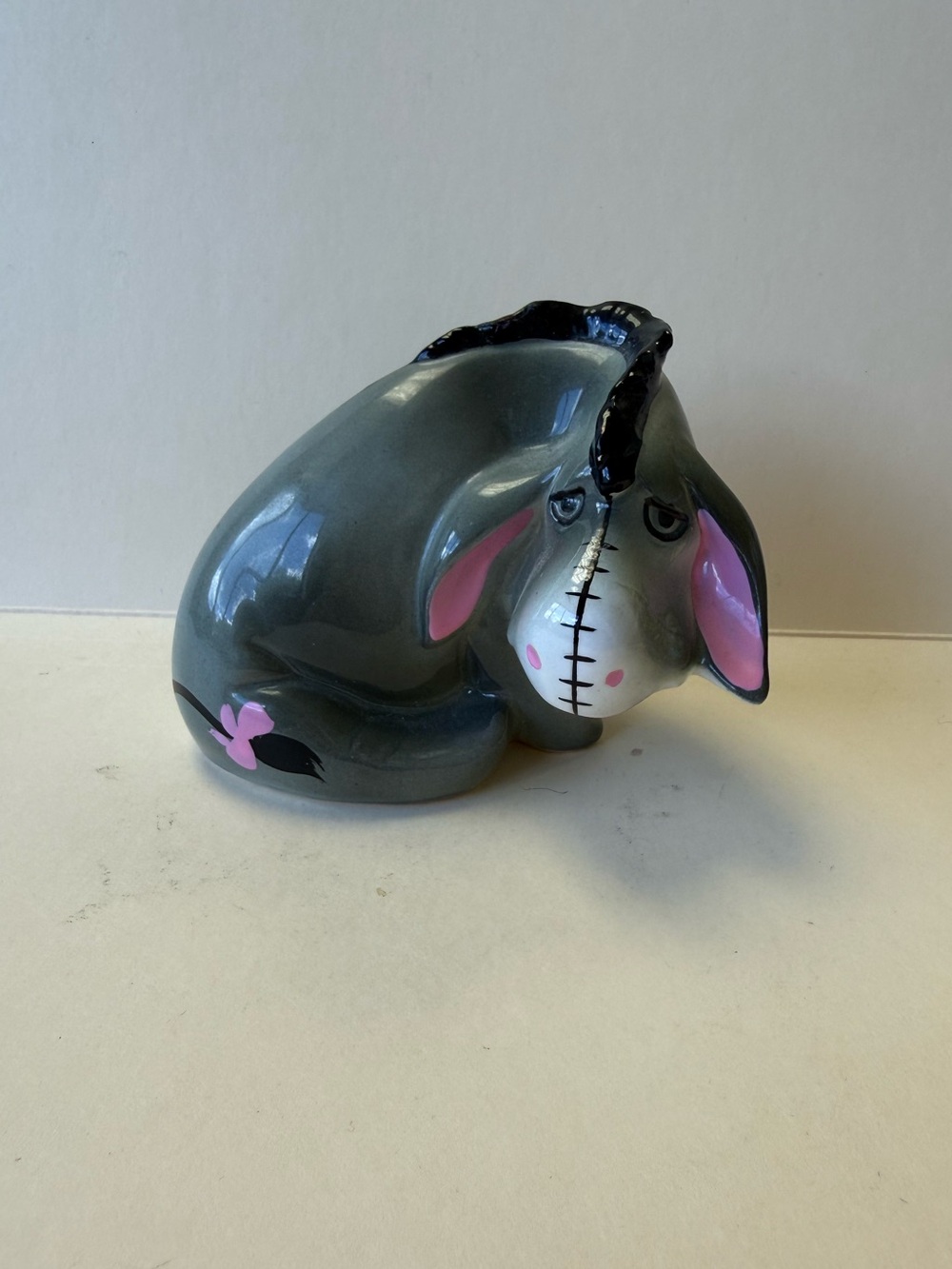 Vintage Disney Productions Winnie the Pooh Ceramic Eeyore Figurine.